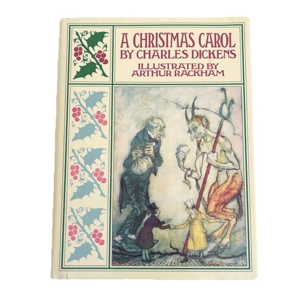Vtg Book Charles Dickens A Christmas Carol 1985 Books Hardback Chancellor Press
